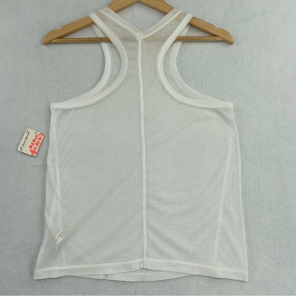 -FP Movement by Free People Very Varsity Women's Ribbed Sheer Tank Top NWT XS - Picture 4 of 15